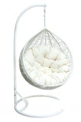 Подвесное Кресло из натурального и искусственного ротанга: 195+ Фото вариантов (плетеное, макраме, с чехлом)