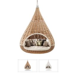 Подвесное Кресло из натурального и искусственного ротанга: 195+ Фото вариантов (плетеное, макраме, с чехлом)
