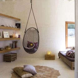 Подвесное Кресло из натурального и искусственного ротанга: 195+ Фото вариантов (плетеное, макраме, с чехлом)