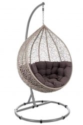 Подвесное Кресло из натурального и искусственного ротанга: 195+ Фото вариантов (плетеное, макраме, с чехлом)