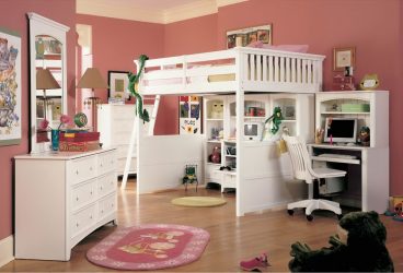 Кровать-чердак с Рабочей зоной (165+ Фото): Оригинальные идеи для небольших помещений