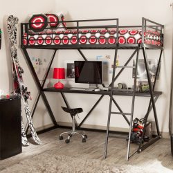 Кровать-чердак с Рабочей зоной (165+ Фото): Оригинальные идеи для небольших помещений