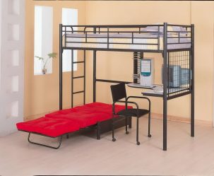 Кровать-чердак с Рабочей зоной (165+ Фото): Оригинальные идеи для небольших помещений