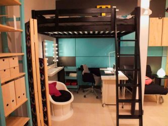 Кровать-чердак с Рабочей зоной (165+ Фото): Оригинальные идеи для небольших помещений