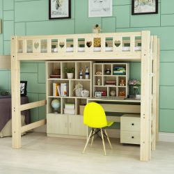 Кровать-чердак с Рабочей зоной (165+ Фото): Оригинальные идеи для небольших помещений