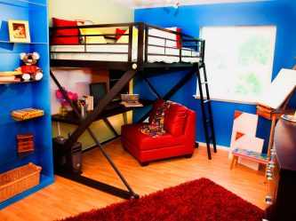 Кровать-чердак с Рабочей зоной (165+ Фото): Оригинальные идеи для небольших помещений