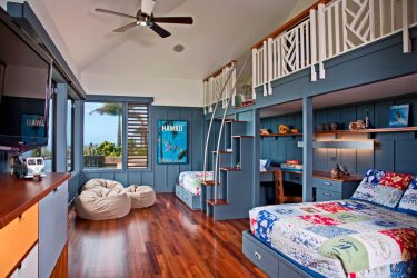 Кровать-чердак с Рабочей зоной (165+ Фото): Оригинальные идеи для небольших помещений