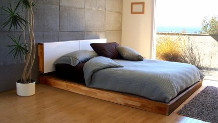 Кровать подиум в квартире: 205+ (Фото) Идей и рекомендаций для интерьера (с ящиками, с выдвижной кроватью, в нише)