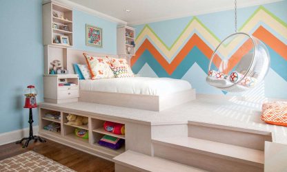 Кровать подиум в квартире: 205+ (Фото) Идей и рекомендаций для интерьера (с ящиками, с выдвижной кроватью, в нише)