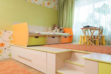 Кровать подиум в квартире: 205+ (Фото) Идей и рекомендаций для интерьера (с ящиками, с выдвижной кроватью, в нише)