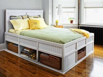 Кровать подиум в квартире: 205+ (Фото) Идей и рекомендаций для интерьера (с ящиками, с выдвижной кроватью, в нише)