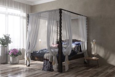 Дизайн роскошных кроватей с балдахином для романтического уюта. 160+(Фото) для взрослой и детской спальни (+Отзывы)