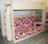 Двухъярусная Кровать с диваном внизу – Стильность и практичность (90+ Фото)