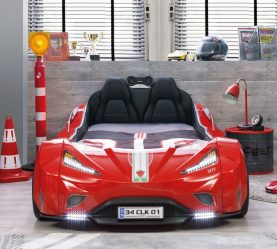 Кровать в виде машины для мальчиков и девочек: Как добавить изюминки в детскую комнату. (85+Фото). Особенности использования в интерьере