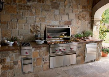 Летняя кухня на даче — Как обустроить? 220+ (Фото) Проектов дизайна своими руками