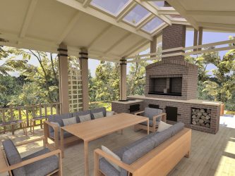 Летняя кухня на даче — Как обустроить? 220+ (Фото) Проектов дизайна своими руками