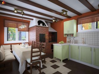 Летняя кухня на даче — Как обустроить? 220+ (Фото) Проектов дизайна своими руками