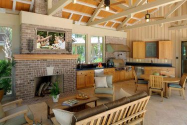 Летняя кухня на даче — Как обустроить? 220+ (Фото) Проектов дизайна своими руками