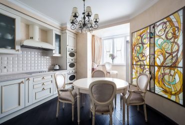 Дизайн кухни 8-12 кв.м. в квартире с балконом. ТОП-5 советов для объединение пространства + 100 ФОТО