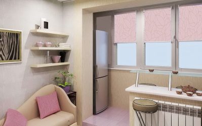 Дизайн кухни 8-12 кв.м. в квартире с балконом. ТОП-5 советов для объединение пространства + 100 ФОТО