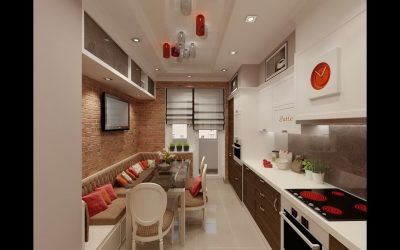 Дизайн кухни 8-12 кв.м. в квартире с балконом. ТОП-5 советов для объединение пространства + 100 ФОТО