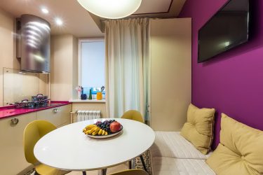 Дизайн кухни 8-12 кв.м. в квартире с балконом. ТОП-5 советов для объединение пространства + 100 ФОТО