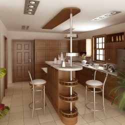 Дизайн кухни с барной стойкой (220+ Фото) – Возможность создания красивого и современного интерьера