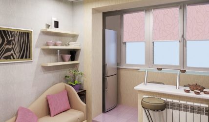 Кухня совмещенная с лоджией: Реальные способы использовать место разумно. Не скучный дизайн для интерьера (120+ Фото)