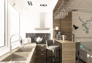 Кухня совмещенная с лоджией: Реальные способы использовать место разумно. Не скучный дизайн для интерьера (120+ Фото)