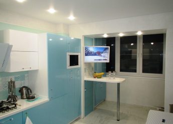 Кухня совмещенная с лоджией: Реальные способы использовать место разумно. Не скучный дизайн для интерьера (120+ Фото)