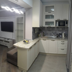 Кухня совмещенная с лоджией: Реальные способы использовать место разумно. Не скучный дизайн для интерьера (120+ Фото)