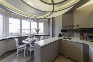 Кухня совмещенная с лоджией: Реальные способы использовать место разумно. Не скучный дизайн для интерьера (120+ Фото)