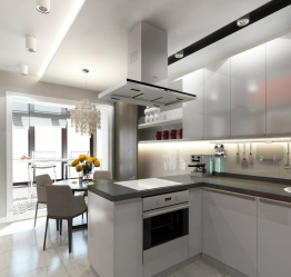 Кухня совмещенная с лоджией: Реальные способы использовать место разумно. Не скучный дизайн для интерьера (120+ Фото)