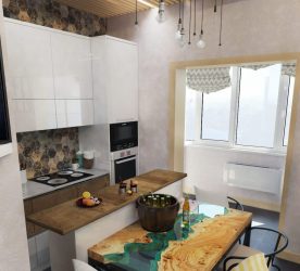 Кухня совмещенная с лоджией: Реальные способы использовать место разумно. Не скучный дизайн для интерьера (120+ Фото)