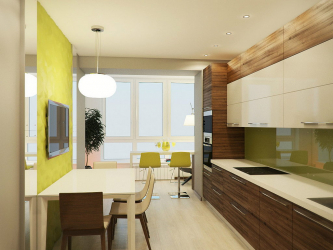 Кухня совмещенная с лоджией: Реальные способы использовать место разумно. Не скучный дизайн для интерьера (120+ Фото)