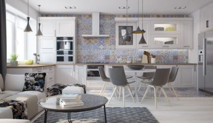 Интерьер кухни совмещенной с гостиной (180+Фото): Хитрости дизайна и секреты расстановки