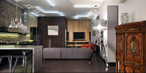 Интерьер кухни совмещенной с гостиной (180+Фото): Хитрости дизайна и секреты расстановки