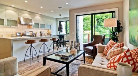 Интерьер кухни совмещенной с гостиной (180+Фото): Хитрости дизайна и секреты расстановки