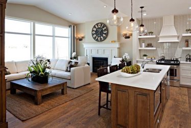 Интерьер кухни совмещенной с гостиной (180+Фото): Хитрости дизайна и секреты расстановки