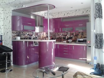 Фиолетовая кухня: Завораживающий дух или аура покоя? 170+(Фото) для безупречного дизайна интерьера