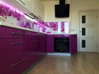 Фиолетовая кухня: Завораживающий дух или аура покоя? 170+(Фото) для безупречного дизайна интерьера