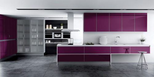 Фиолетовая кухня: Завораживающий дух или аура покоя? 170+(Фото) для безупречного дизайна интерьера
