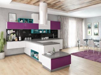 Фиолетовая кухня: Завораживающий дух или аура покоя? 170+(Фото) для безупречного дизайна интерьера