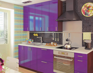Фиолетовая кухня: Завораживающий дух или аура покоя? 170+(Фото) для безупречного дизайна интерьера