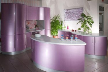 Фиолетовая кухня: Завораживающий дух или аура покоя? 170+(Фото) для безупречного дизайна интерьера