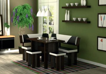 Кухонный уголок: 140+ Фото Уютных Идей для кухни (маленькие, угловые, со спальным местом)