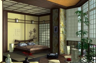 Дизайн квартиры в японском стиле: Спокойствие вашего дома. 220+ (Фото) Интерьера в разных комнатах (кухня, гостиная, ванная)