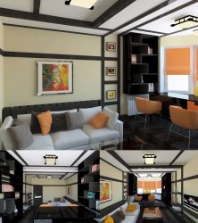 Дизайн квартиры в японском стиле: Спокойствие вашего дома. 220+ (Фото) Интерьера в разных комнатах (кухня, гостиная, ванная)