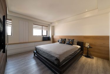 Ламинат в интерьере на стене спальни, гостиной, прихожей и балкона + 100 ФОТО. Делаем модный акцент в интерьере!