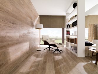 Ламинат в интерьере на стене спальни, гостиной, прихожей и балкона + 100 ФОТО. Делаем модный акцент в интерьере!